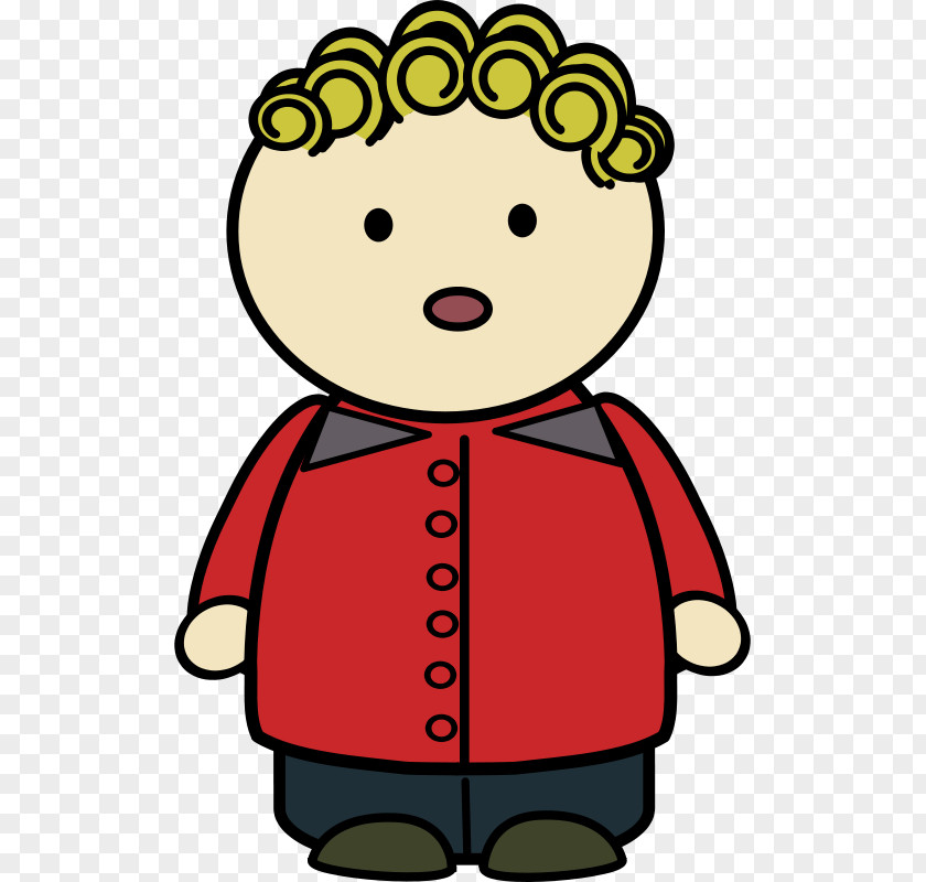 Curly Boy Cartoon Person Drawing Clip Art PNG