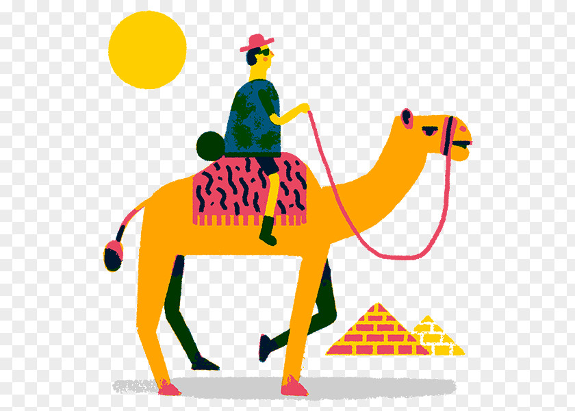 Low Carbon Travel Camel Clip Art Product Line PNG