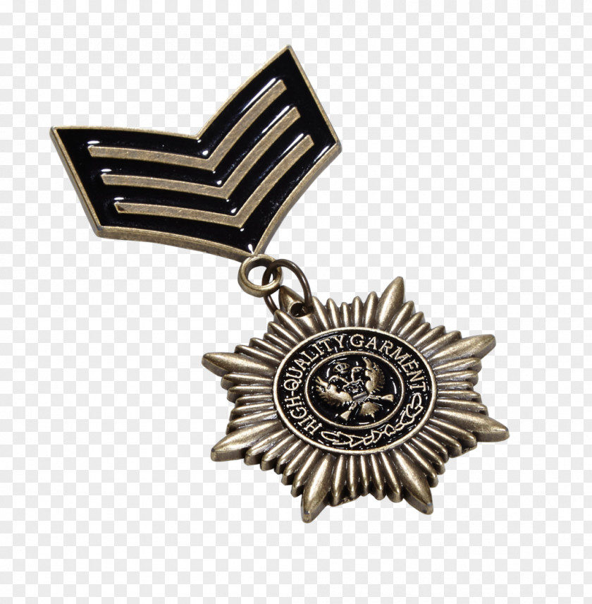 Medal Locket Brooch Uniform Steampunk PNG