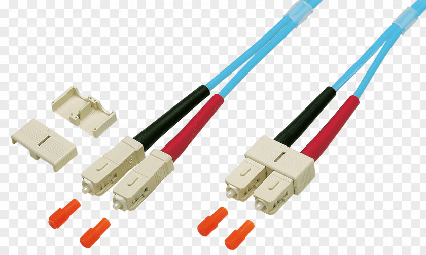 Scène Multi-mode Optical Fiber Connector Electrical Cable Patch PNG
