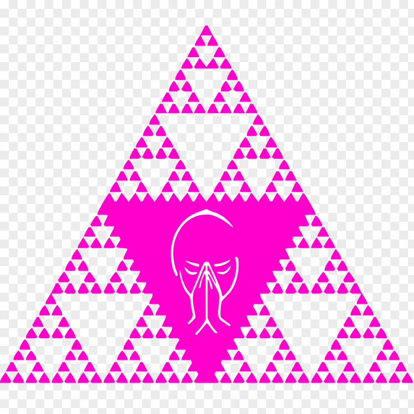 Triangle Sierpinski Fractal Carpet Mathematics PNG