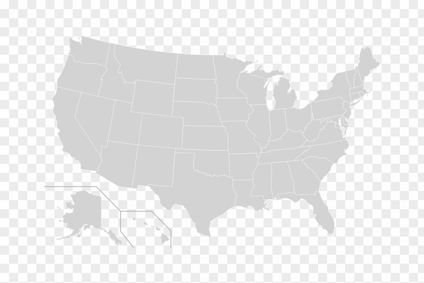 United States Vector Graphics Map Illustration PNG