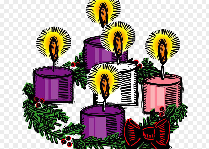 Advent Cross Christmas Graphics Wreath Clip Art Candle Sunday PNG