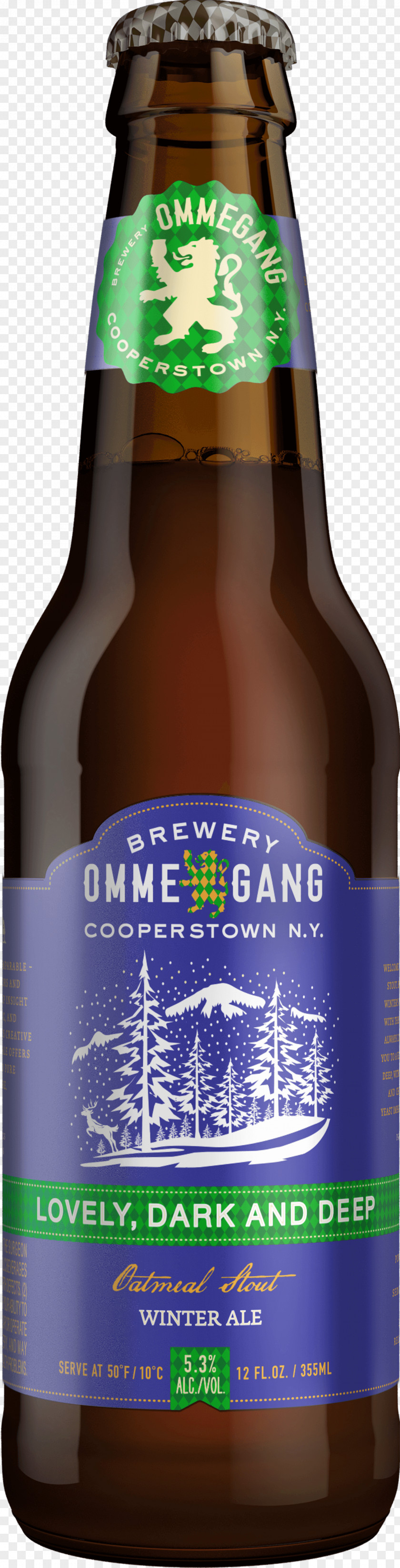 Beer Ale Brewery Ommegang Bottle PNG