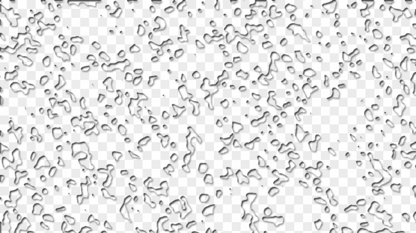 Drops Of Water Black And White Pattern PNG