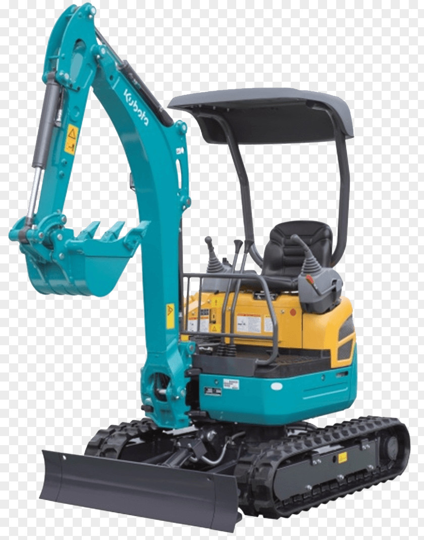 Excavator Heavy Machinery Compact Kubota Corporation PNG