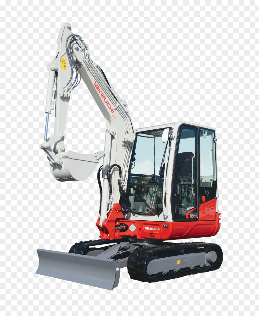 Excavator Heavy Machinery Compact Takeuchi Manufacturing PNG