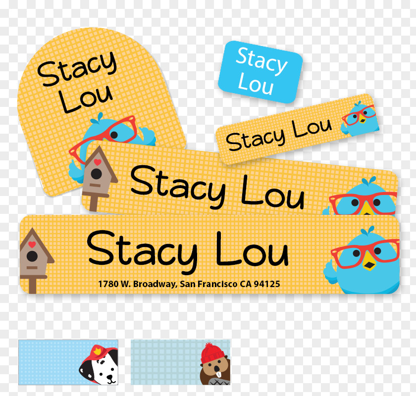 Funny Camping Signs Personalized Sticker Brand Label Product Tweety PNG