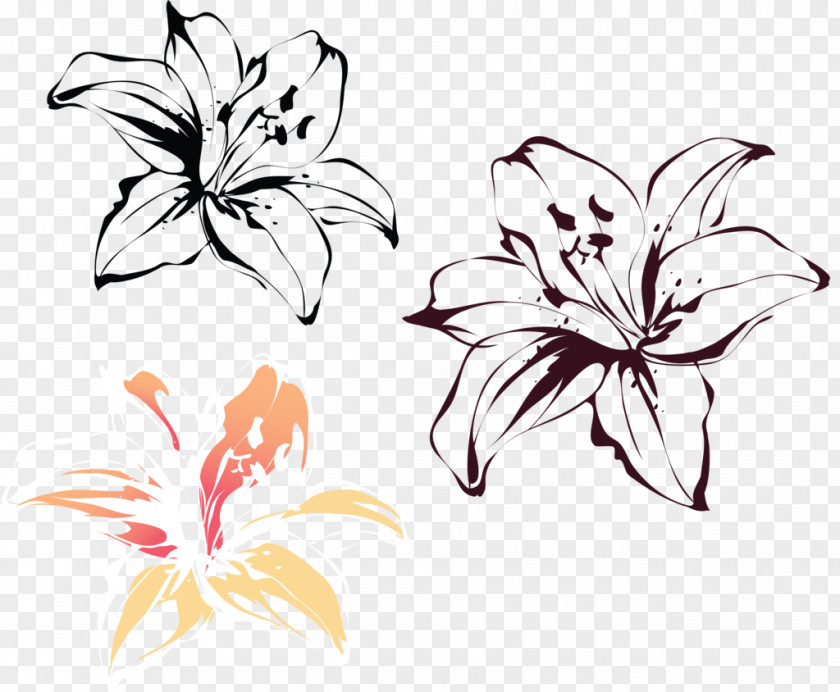 Painting Lilium Drawing Clip Art PNG