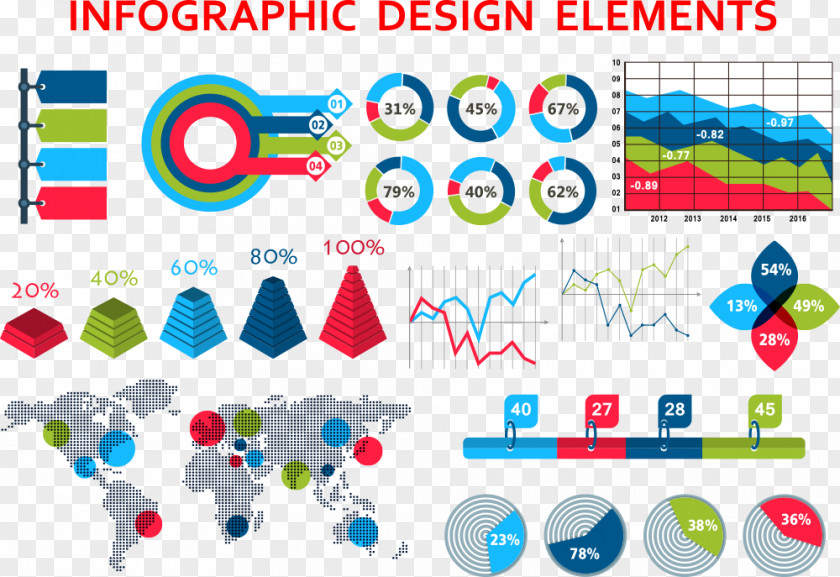 Vector Business Chart Infographic Pie Diagram PNG