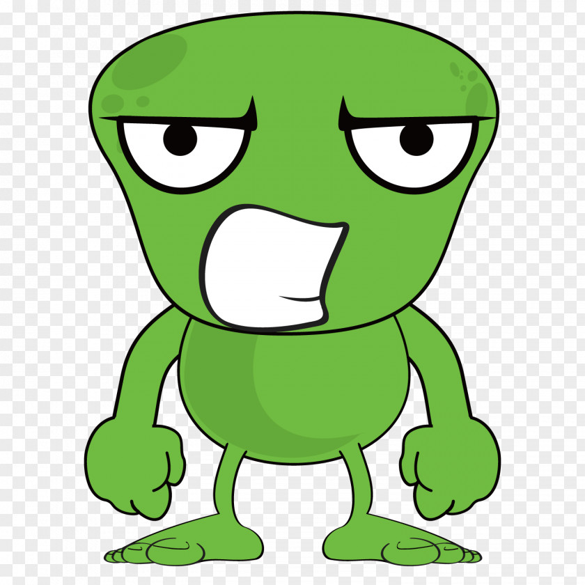 Cartoon Angry Monster Clip Art PNG