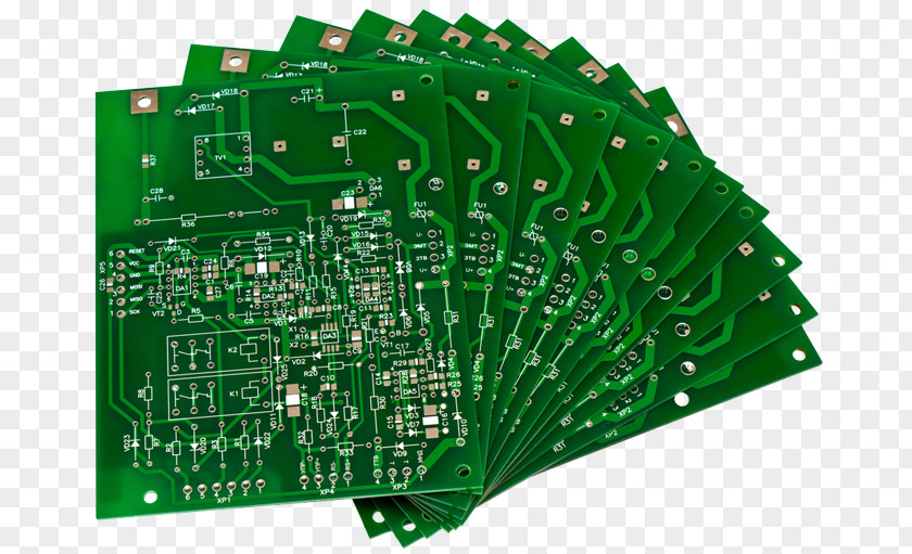 Circuit Board Printed Manufacturing Solder Mask FR-4 Flexible Electronics PNG