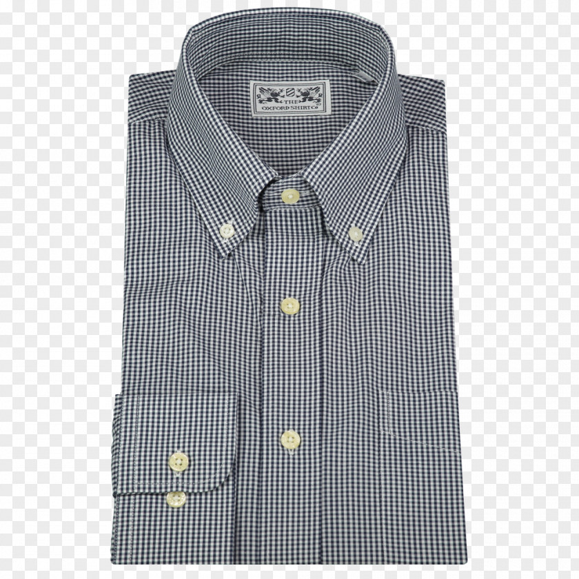 Dress Shirt Collar Plaid Button Sleeve PNG
