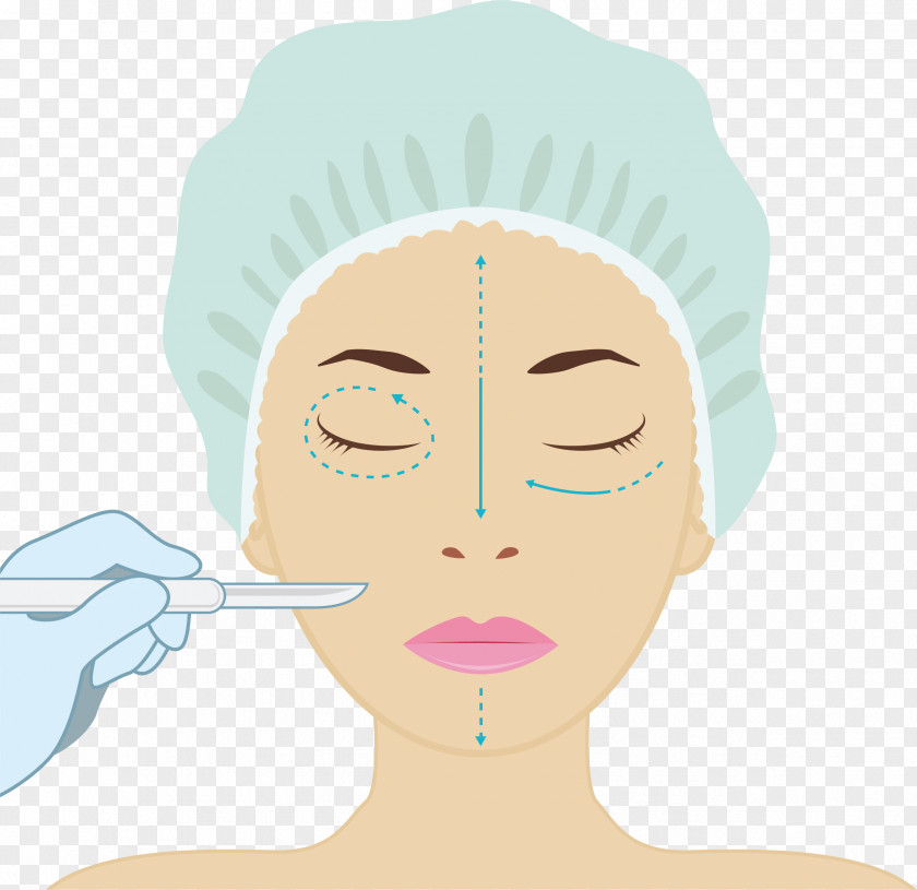 Eye Plastic Surgery Face Illustration Nose PNG