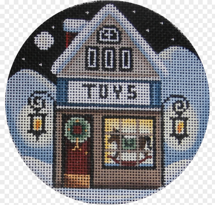 Hand-painted Leaning Tower Of Pisa Christmas Ornament Cross-stitch Needle Nook La Jolla Needlepoint PNG