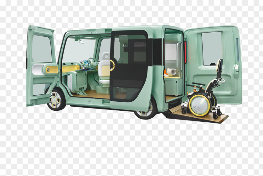 Ride Electric Vehicles Compact Van Daihatsu 2017 Tokyo Motor Show Car Auto PNG