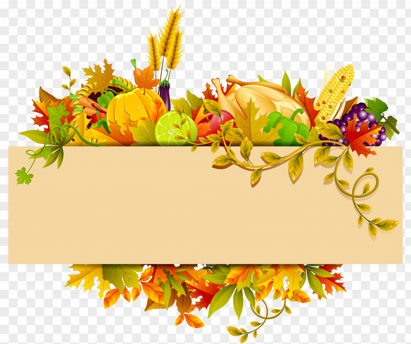 Thanksgiving Decor Clipart Harvest Autumn Clip Art PNG