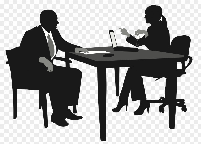 Interview Free Image Table Conversation Text Chair Desk PNG