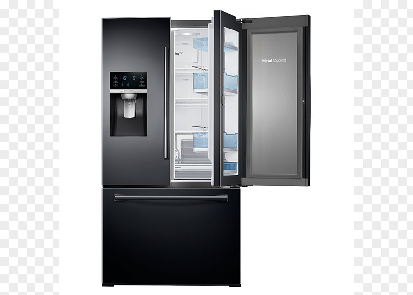 Refrigerator Samsung Food ShowCase RH77H90507H Frigidaire Gallery FGHB2866P RF28HMEDB Cubic Foot PNG