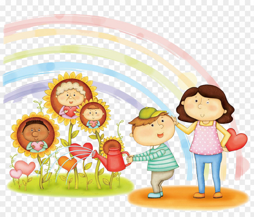 Children Watered Child Social Worker Designer PNG