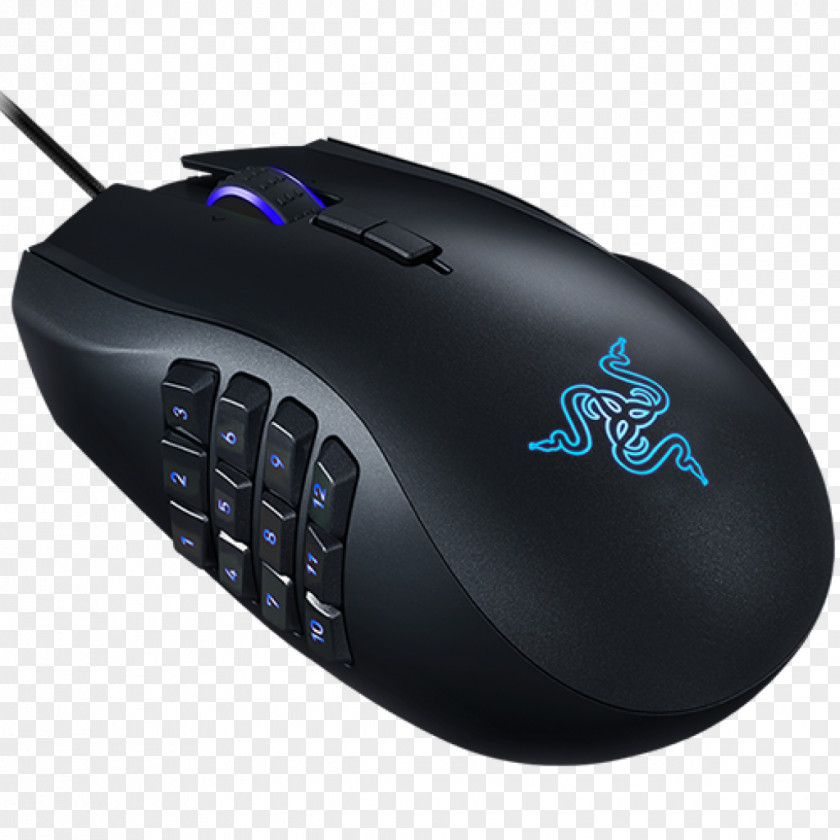 Computer Mouse Razer Naga Chroma Keyboard Color PNG