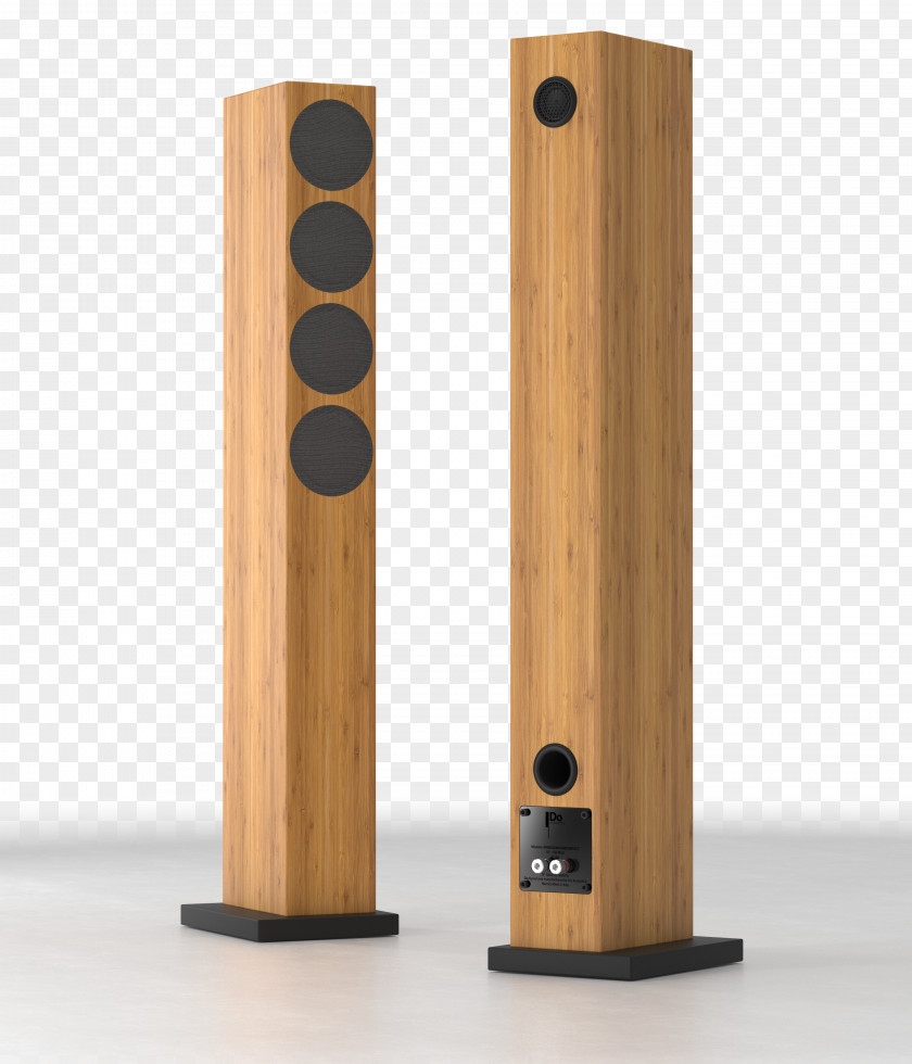 Bamboo Design Computer Speakers Loudspeaker Hypex Electronics Woofer Tweeter PNG
