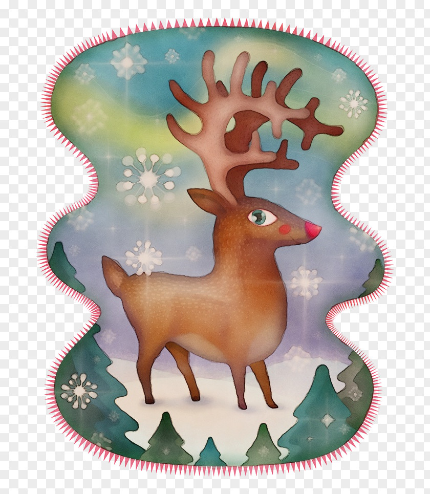 Dishware Fawn Reindeer PNG