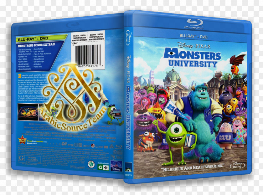 Monsters University Blu-ray Disc PlayStation 3 4 DVD Compact PNG
