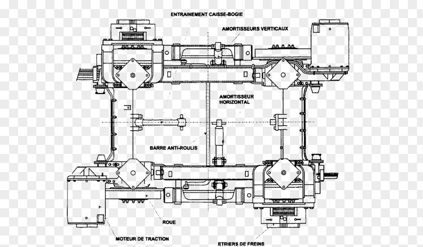 Moteur Asynchrone Technical Drawing Machine Technology Engineering Diagram PNG
