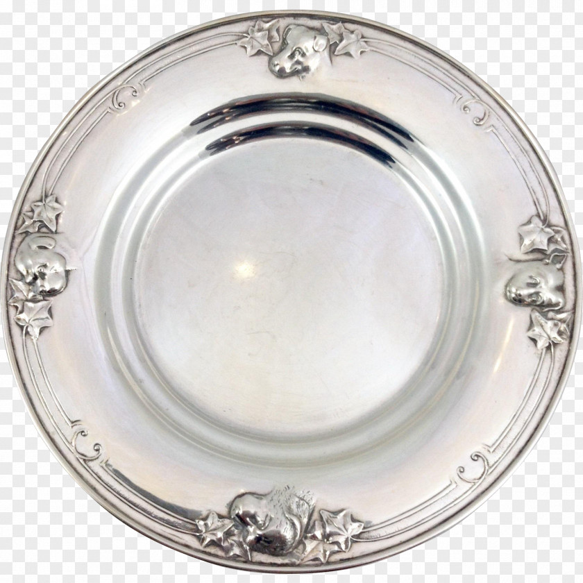 Plate Silver Platter Tableware PNG