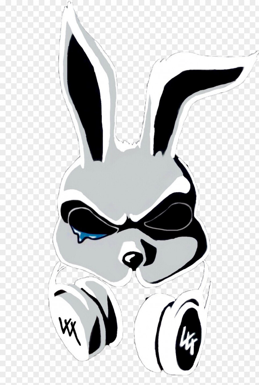 Rabbit Hare White Cartoon Mammal PNG