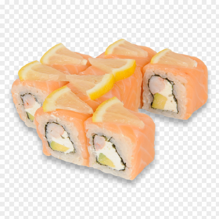 Sushi Rolls California Roll Sashimi Smoked Salmon As Food PNG