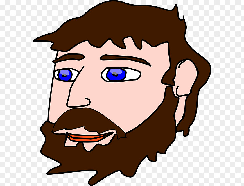 Bearded Man Clip Art PNG