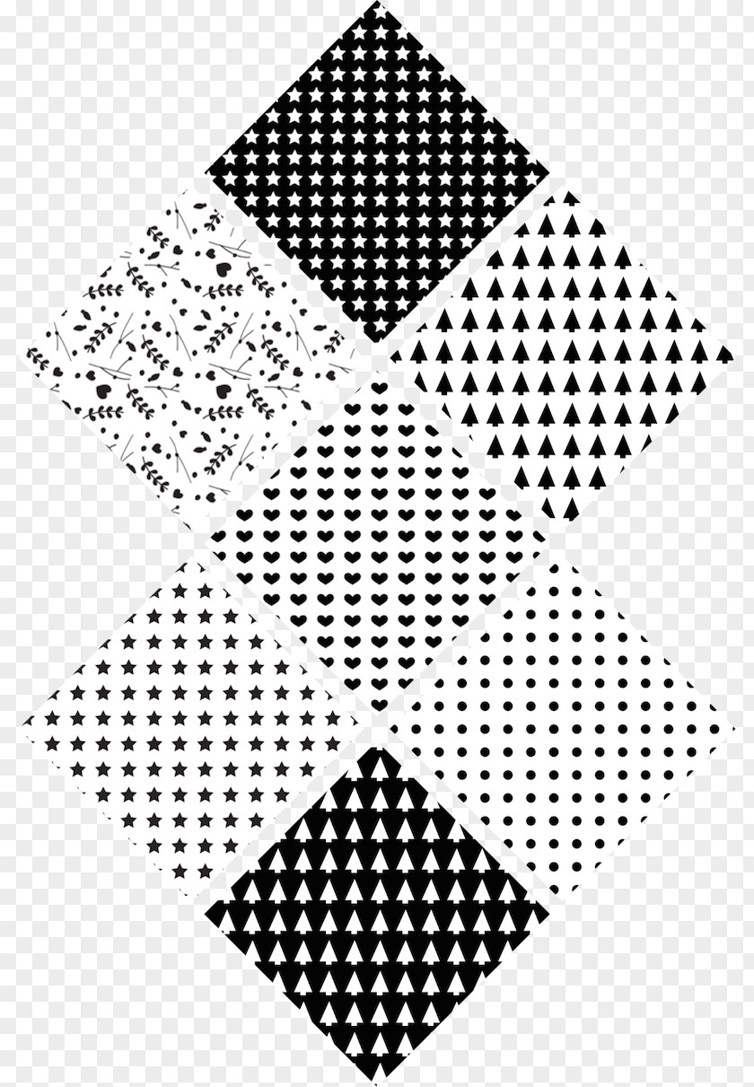 Design Black And White Paper Drawing Motif Art PNG