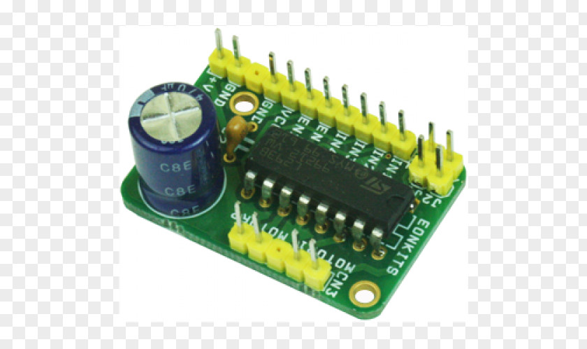 Electronic Motor Microcontroller Electric Component Electronics H Bridge PNG