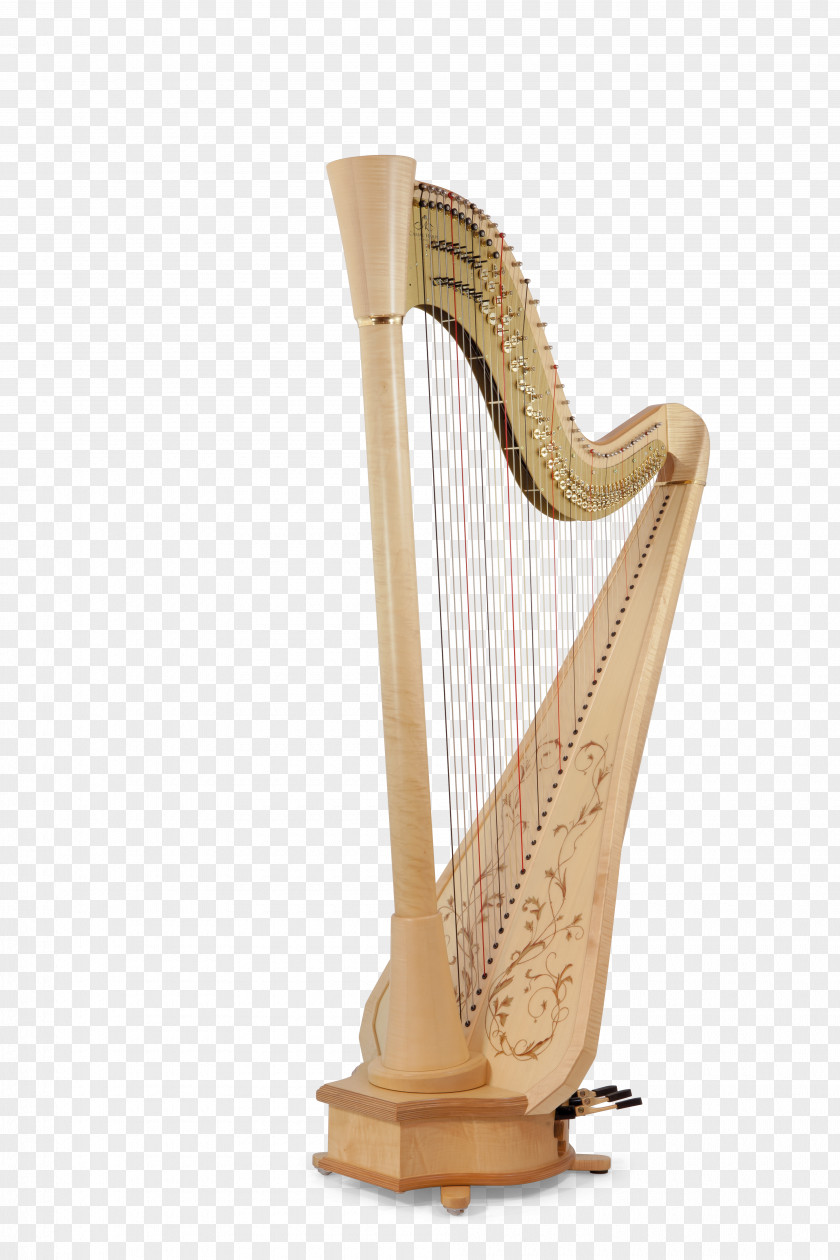 Harp Camac Harps String Pedal Konghou PNG