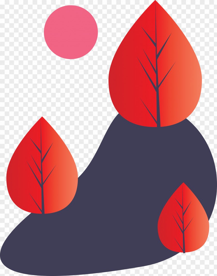 Red Leaf Tree Plant PNG
