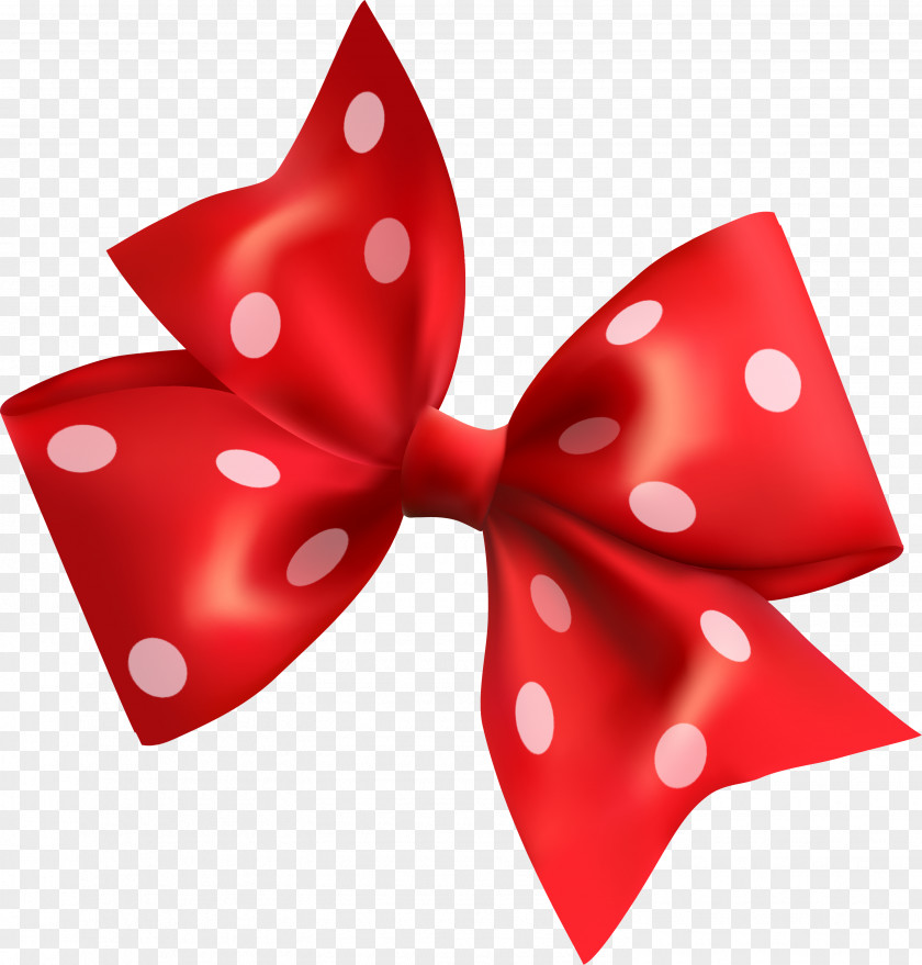 Simple Red Bow Tie Gift Ribbon Clip Art PNG