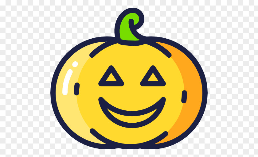 Smiley Pumpkin Clip Art PNG