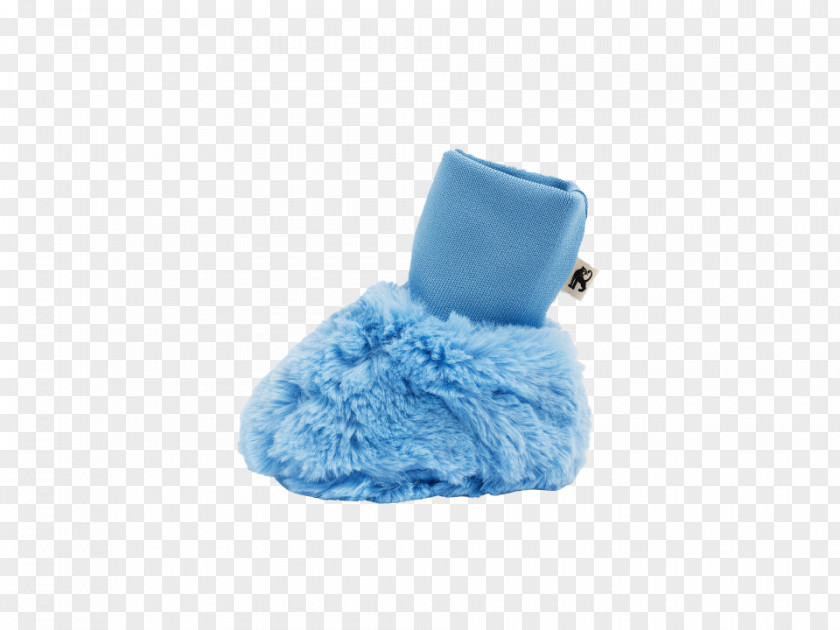 Babyboot Fur Shoe Turquoise PNG