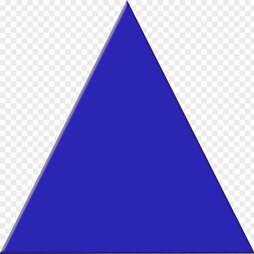 Blue Triangle Drawing Clip Art PNG