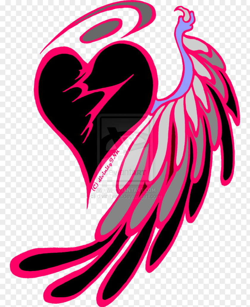 Feather Beak Pink M Character Clip Art PNG