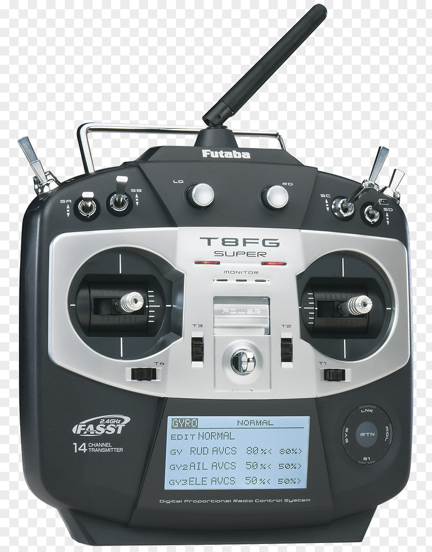 Helicopter Radio Control Futaba Corporation Airplane Transmitter PNG