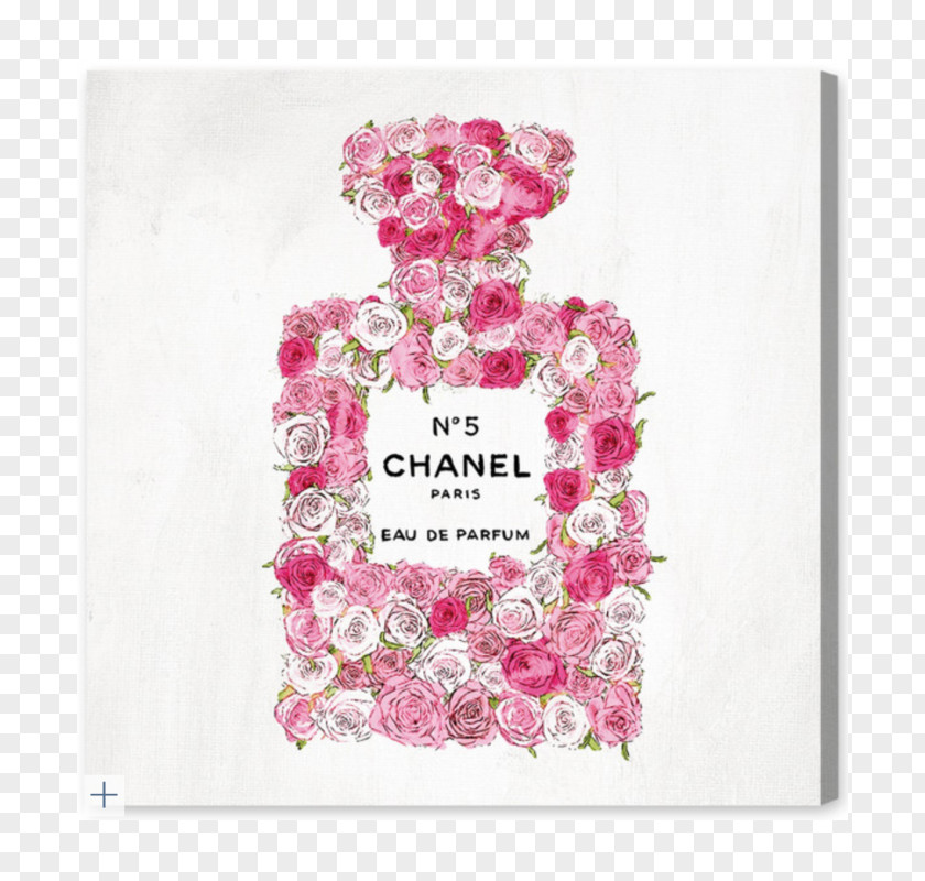 Painting Chanel No. 5 Canvas Print Watercolor Art PNG