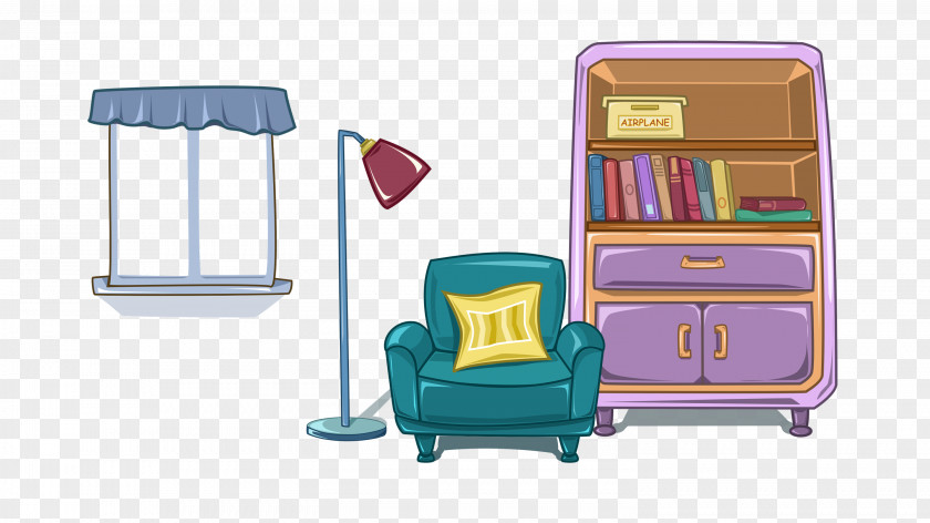 Cartoon Chair Product Design Angle PNG