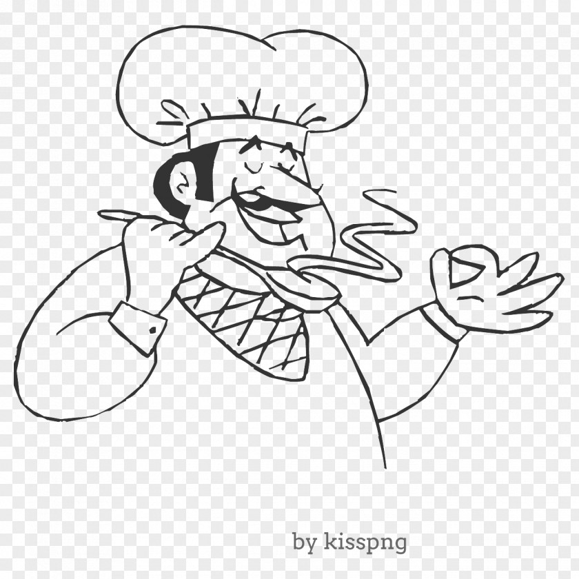 Cooking Cartoon Chef Tasting Transparent Image. PNG