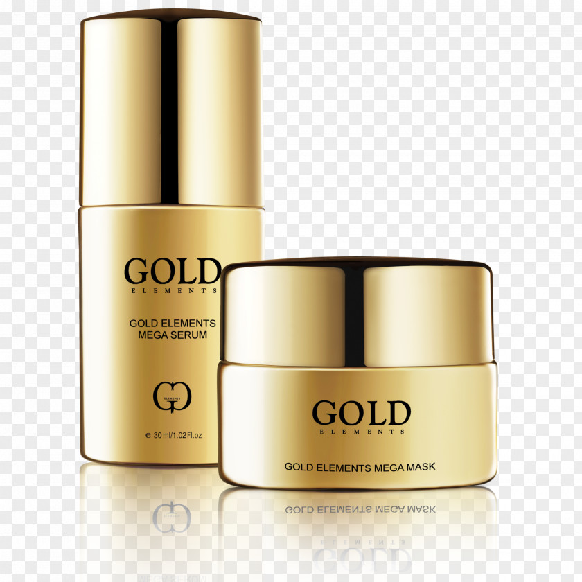 Gold Element Skin Care Cream Cosmetics PNG