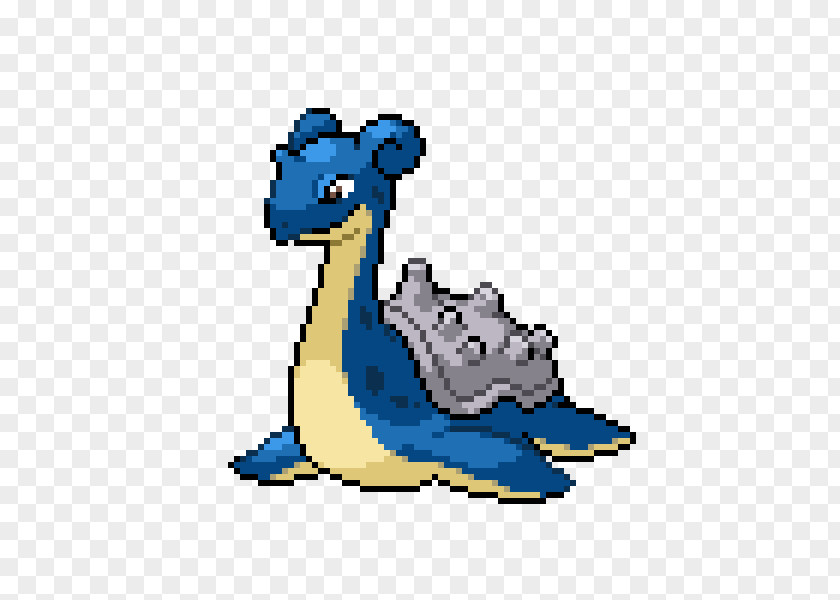 Lapras Pixel Art Pokémon Pikachu Image PNG