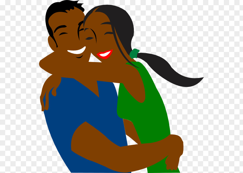 Love Couple Hug Clip Art PNG