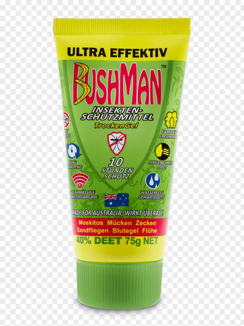 Mosquito Insektenschutz Sunscreen Bushman Trockengel 75 G Household Insect Repellents PNG